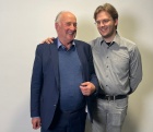 Ehemaliger Vorstandsvorsitzender Nicolaus Richter mit dem neuen Vorsitzenden Laurens von Assel