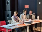Schriftführerin Nadja Bleydorn, 1. Vorsitzender Laurens von Assel, 2. Vorsitzender Dr. Stefan Specht