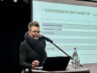 Schatzmeisterin Eva Jakob präsentiert die Zahlen des Geschäftsberichts 2023